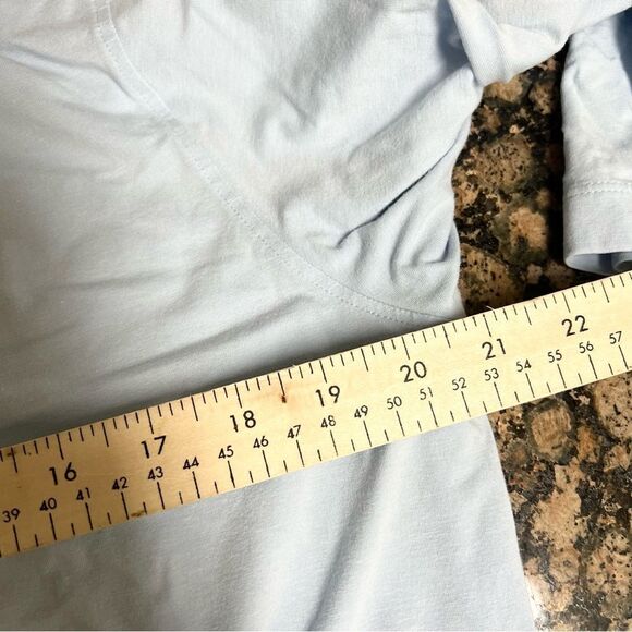 Coolibar Polo Shirt Mens Size L Blue Long Sleeve Outdoor UPF 50 Casual - Picture 4 of 5